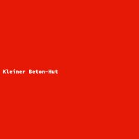 Kleiner Beton-Hut
