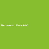 &Uuml;berteuerter Eisen-Schal