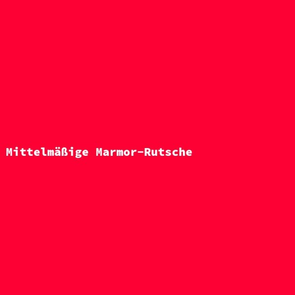 Mittelm&auml;&szlig;ige Marmor-Rutsche