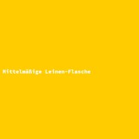 Mittelm&auml;&szlig;ige Leinen-Flasche