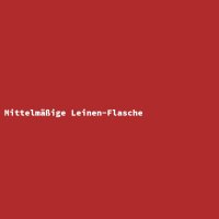 Mittelm&auml;&szlig;ige Leinen-Flasche