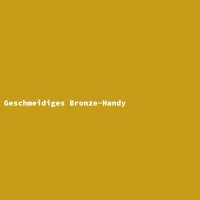 Geschmeidiges Bronze-Handy