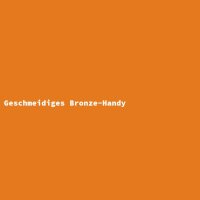 Geschmeidiges Bronze-Handy