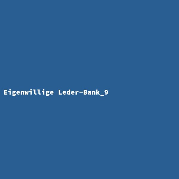 Eigenwillige Leder-Bank_9