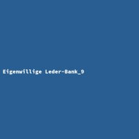 Eigenwillige Leder-Bank_9