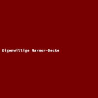 Eigenwillige Marmor-Decke
