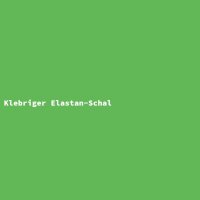 Klebriger Elastan-Schal