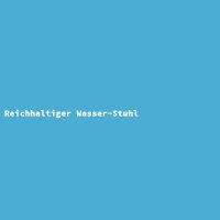 Reichhaltiger Wasser-Stuhl