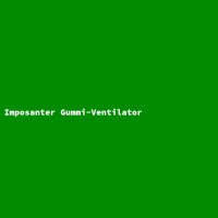 Imposanter Gummi-Ventilator
