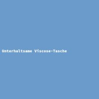 Entertaining Viscose Bag