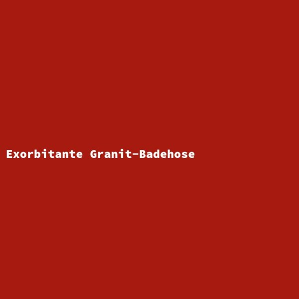 Exorbitante Granit-Badehose