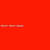 Harter Beton-Laptop