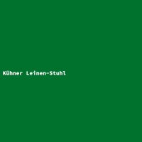 K&uuml;hner Leinen-Stuhl
