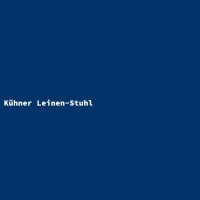 K&uuml;hner Leinen-Stuhl
