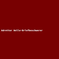 Adretter Wolle-Briefbeschwerer