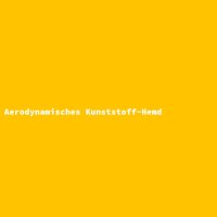 Aerodynamisches Kunststoff-Hemd
