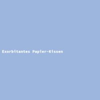 Exorbitantes Papier-Kissen