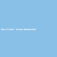 Herrlicher Seide-Handschuh