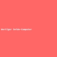 Wertiger Seide-Computer