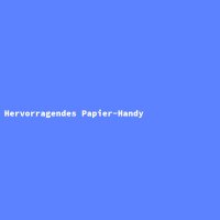 Hervorragendes Papier-Handy