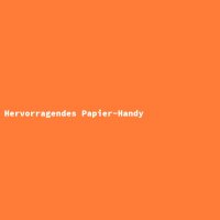 Hervorragendes Papier-Handy