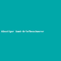 G&uuml;nstiger Samt-Briefbeschwerer