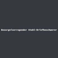 Besorgniserregender Stahl-Briefbeschwerer