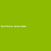 Rustikales Beton-Hemd
