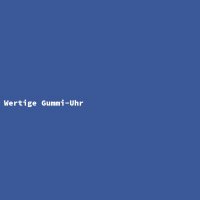 Wertige Gummi-Uhr