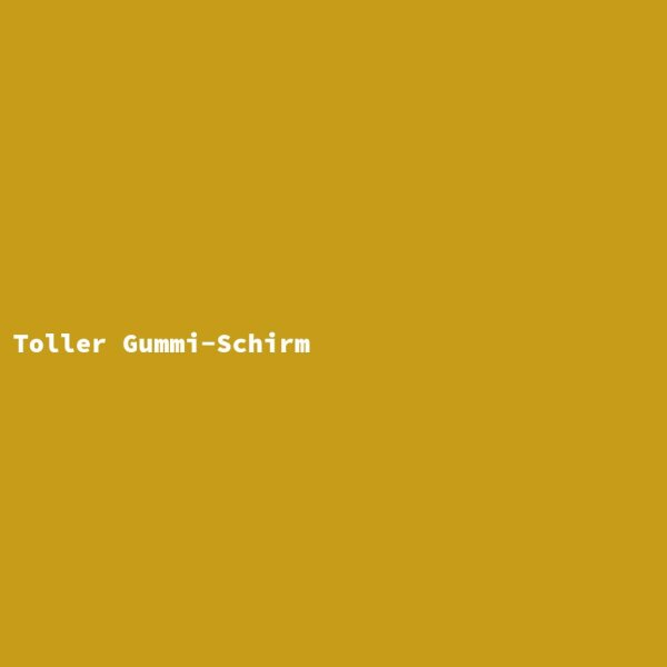 Toller Gummi-Schirm