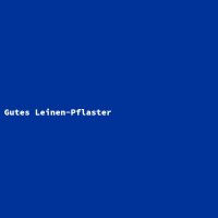 Gutes Leinen-Pflaster