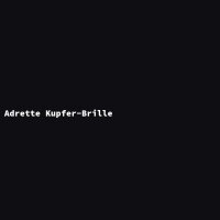 Adrette Kupfer-Brille
