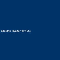 Adrette Kupfer-Brille