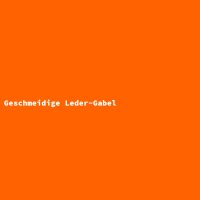 Geschmeidige Leder-Gabel