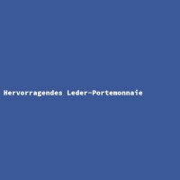 Hervorragendes Leder-Portemonnaie