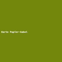 Harte Papier-Gabel