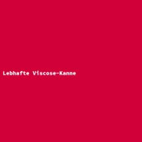Lebhafte Viscose-Kanne