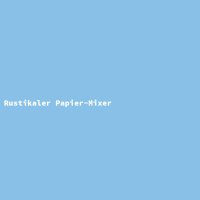 Rustic Paper Blender