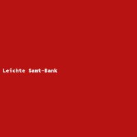 Leichte Samt-Bank