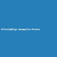 Mittelm&auml;&szlig;ige Baumwolle-Platte