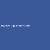 Eigenwillige Leder-Tasche
