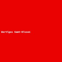 Wertiges Samt-Kissen