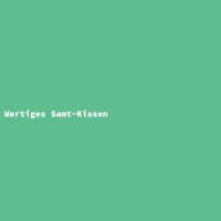 Wertiges Samt-Kissen