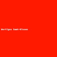 Wertiges Samt-Kissen