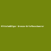 Mittelm&auml;&szlig;iger Bronze-Briefbeschwerer
