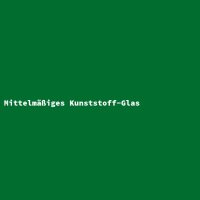 Mediocre Plastic Glass