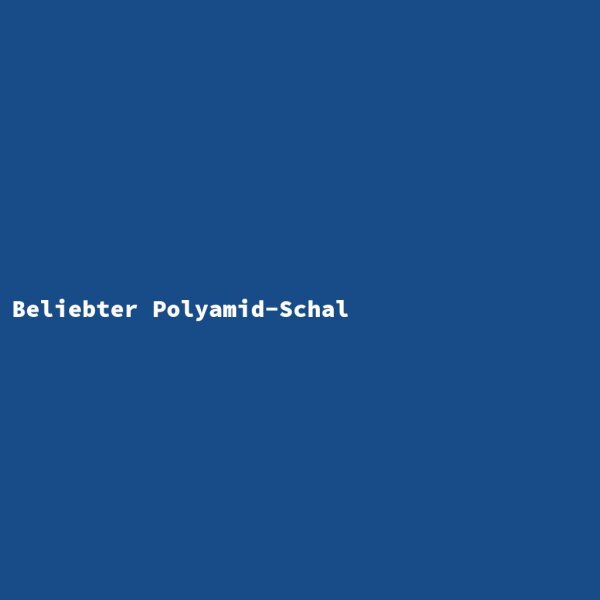 Beliebter Polyamid-Schal