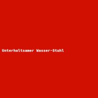 Unterhaltsamer Wasser-Stuhl