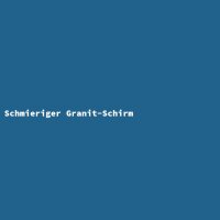 Schmieriger Granit-Schirm