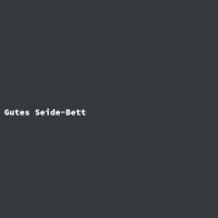 Gutes Seide-Bett